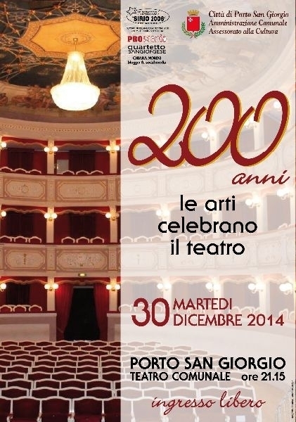 200 ANNI - LE ARTI CELEBRANO IL TEATRO